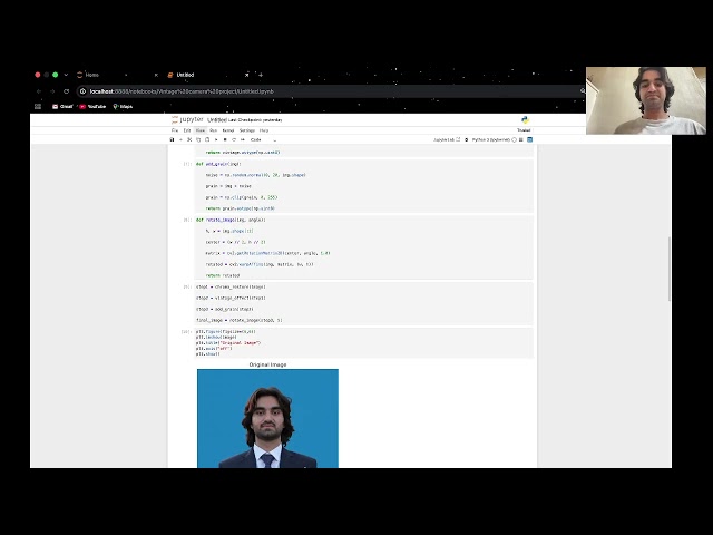 Vintage Camera & Chroma Restore Using Image Processing | OpenCV Project