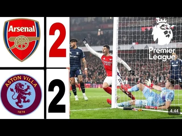 Arsenal vs Aston Villa 2-2 | highlights & All Goals Premier League 2025