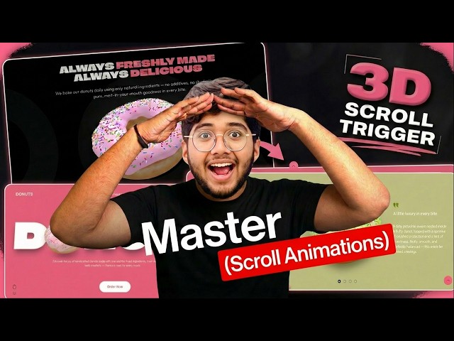 Build a 3D Scroll Website with GSAP + Three.js (Full Project)