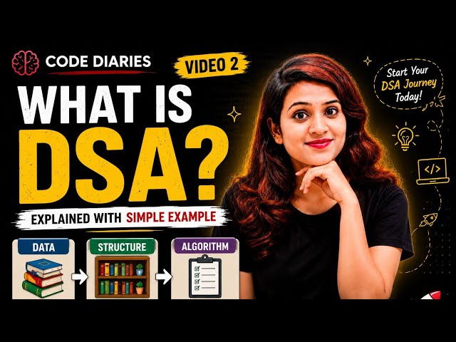 What is DSA? Explained with One Simple Example.
