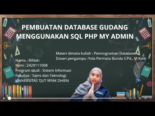 Praktik SQL phpMyAdmin | CREATE DATABASE, INSERT, UPDATE, ALTER TABLE