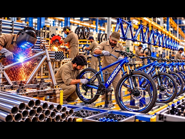 How Thunder Bicycles Are Made | Amazing Factory Manufacturing Process