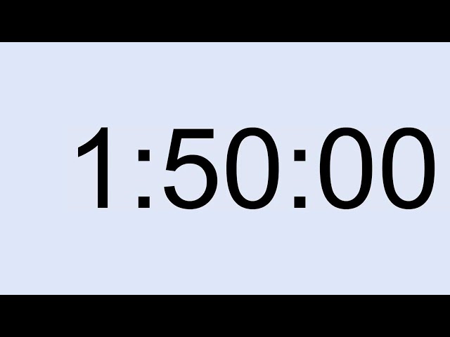 2 hour timer Landscape