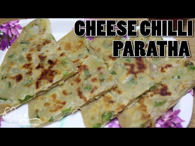 Cheese Chilli Paratha Recipe | Stuffed Paratha Recipe | Easy Breakfast Recipe