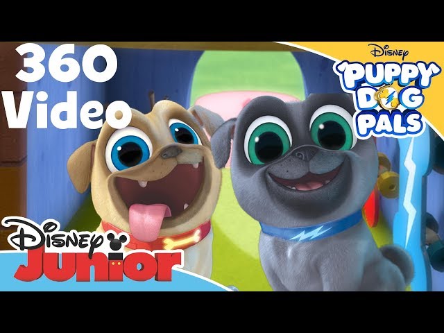 Puppy Dog Pals | 360 Game - Bingo & Rolly's Dog House 🐶 | @disneykids