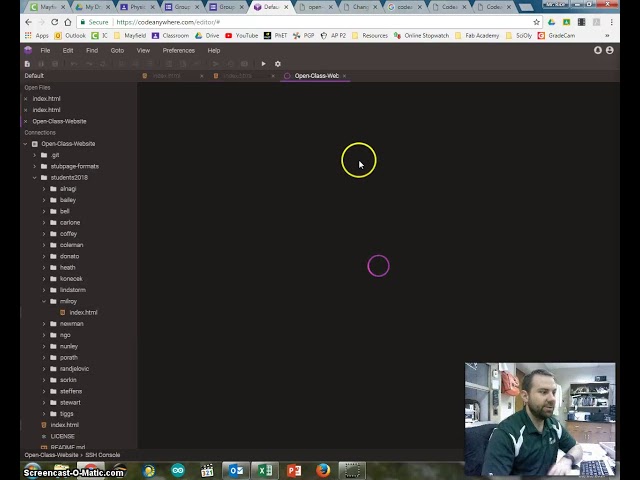 Codeanywhere Workflow