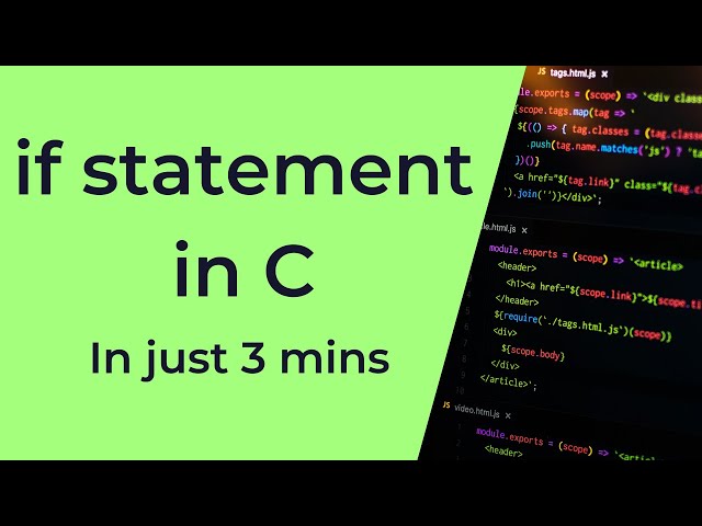 C if statement (with hands-on) | if in C Programming #ifStatementC