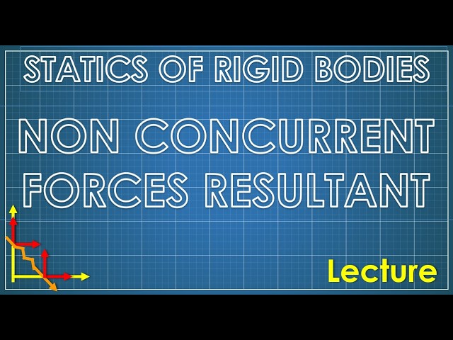 Statics of Rigid Bodies | Resultant of Non Concurrent Forces | Lecture