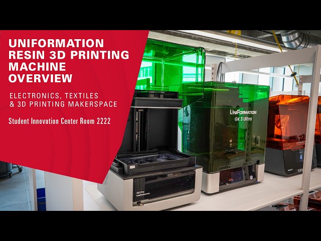 Uniformation Machine Overview - ISU Student Innovation Center