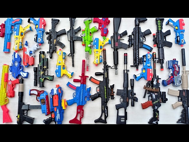 Collecting 7 Sniper Guns and REALISTIC REVOLVER PYTHON AK47 Gun M16 Sniper Gun Shotgun Granade