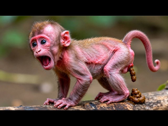 🔴LIVE: Mom, I'm Hungry! Baby Monkey's Sweet Call 🍼🐒