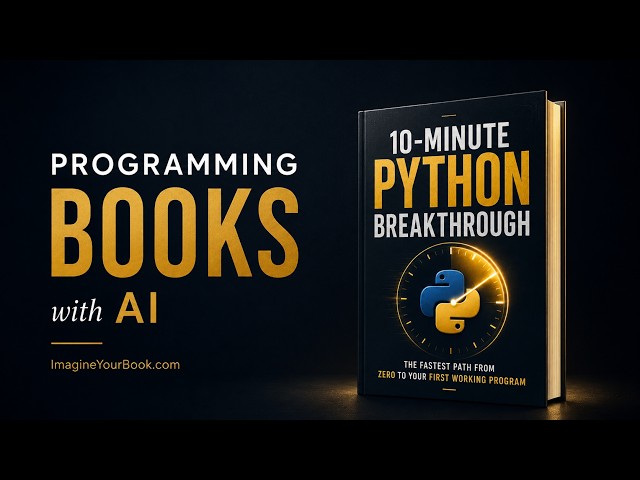 I Created a Python Book with AI in Minutes — Here’s How