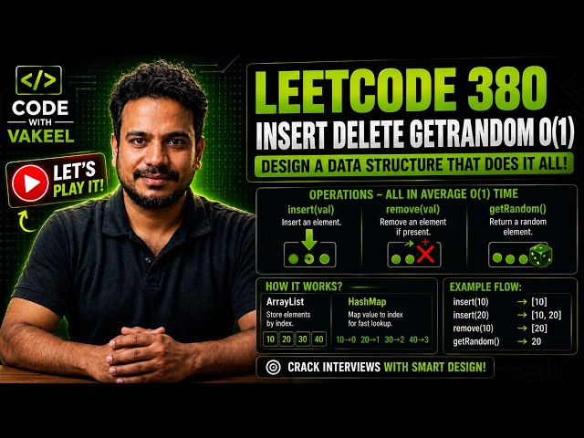 LeetCode 380 | Insert Delete GetRandom O(1) Explained