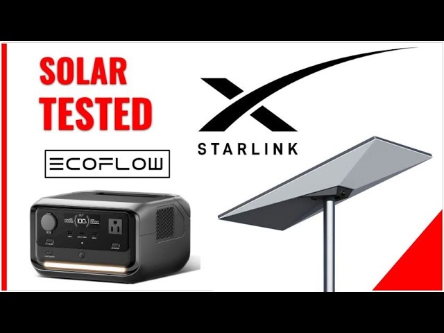 EcoFlow Powering STARLINK EcoFlow River 3 Plus