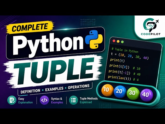 Python : Tuple in 10 min | codepilot #coding #python #codepilot #tech 