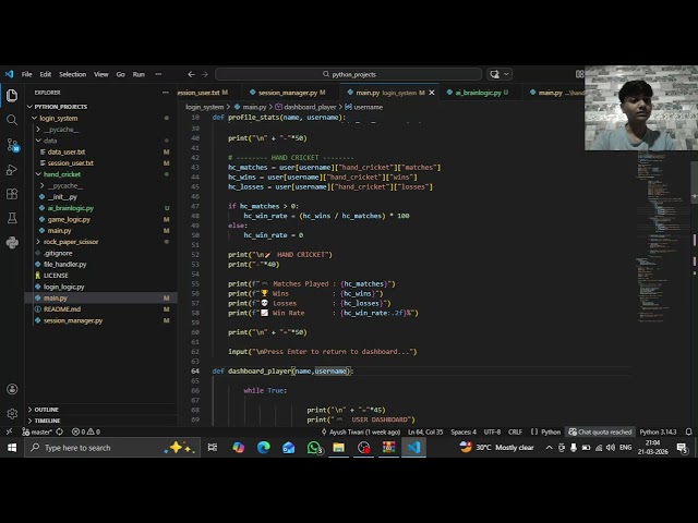 Building My First Python Login System Project (Beginner Python Project)