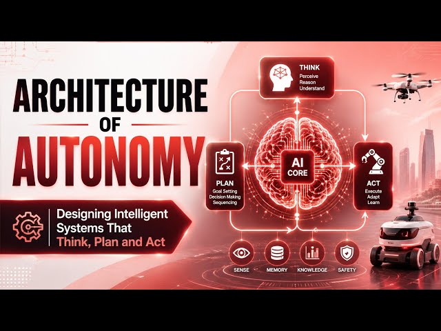 Architecture of Autonomy | Designing Intelligent Systems That Think, Plan and Act | Uplatz