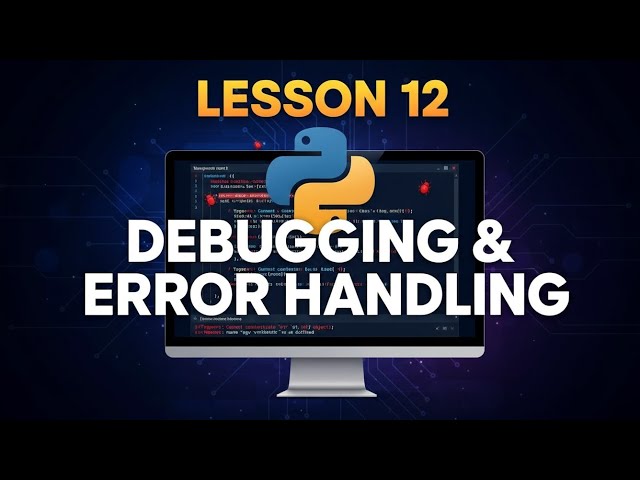Lesson 12 - Debugging and Error Handling