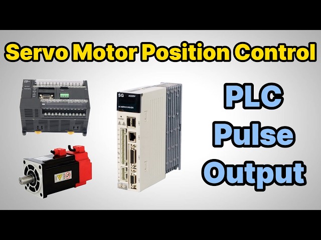 Servo Motor Position Control with PLC Pulsed Output + Servo Drive (in Position Control Mode)