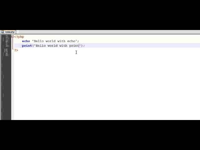 What is the difference between echo & print in PHP