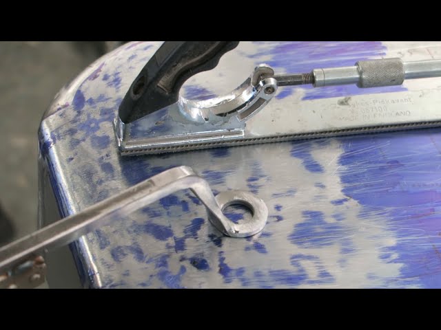 Homemade Low spot dent lifter metal shaping car panel beating Tips and Tricks #54