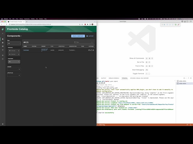 Debugging Backstage Backend with VSCode Node Debugger