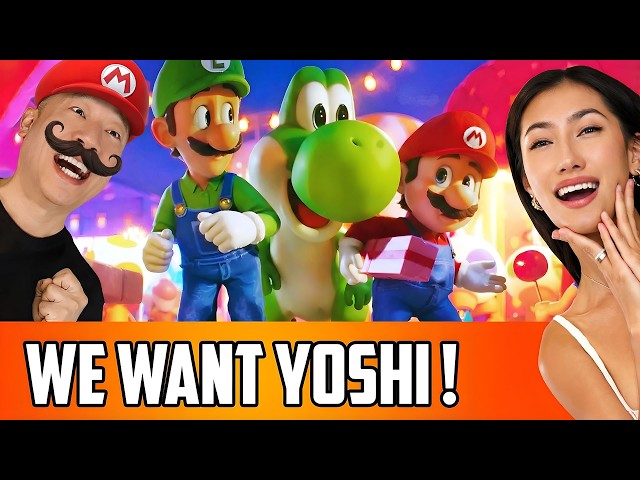 Super Mario Bros Galaxy Movie - Yoshi Trailer Reaction
