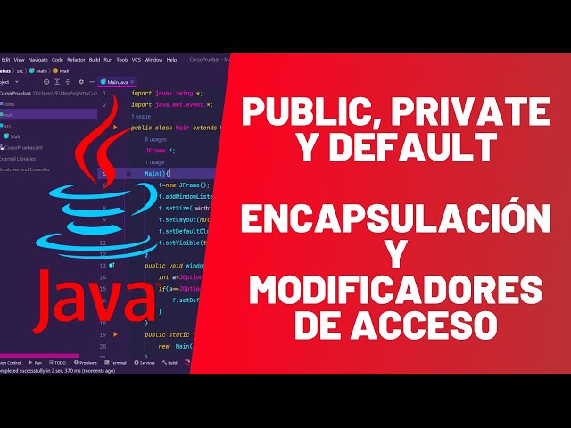 PUBLIC, PRIVATE y DEFAULT - Encapsulación y MODIFICADORES DE ACCESO - MÁSTER EN JAVA - #21