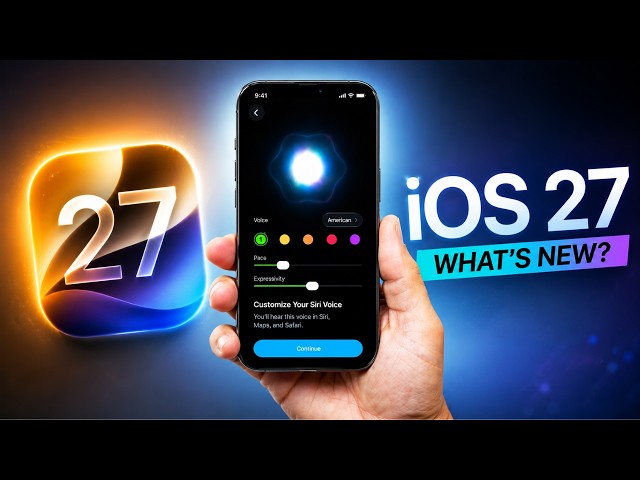 iOS 27 is a Game Changer! Every New Feature Explained🔥