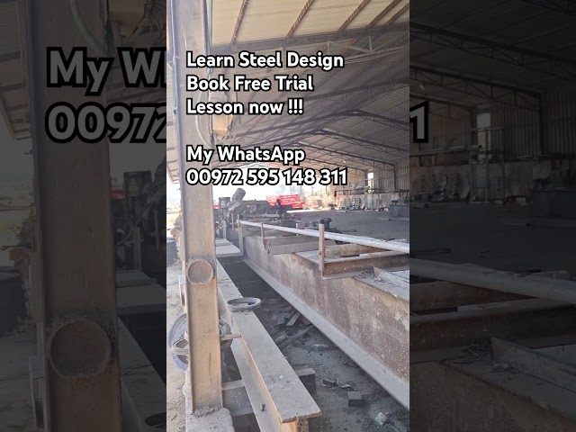 Steel Structural Design Course #Steel structure Design structural designer #structuralengineer
