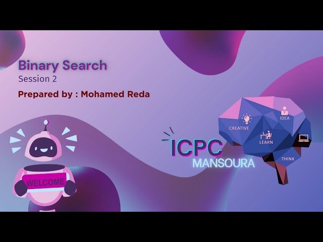 Level 1 : Session 2 | Binary Search