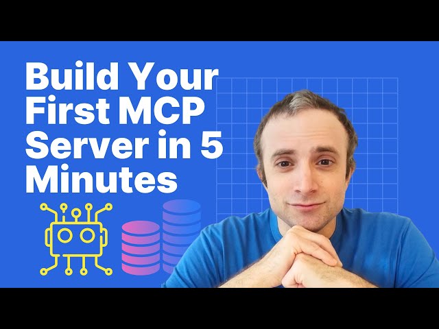 Build Your First MCP Server in 5 Minutes