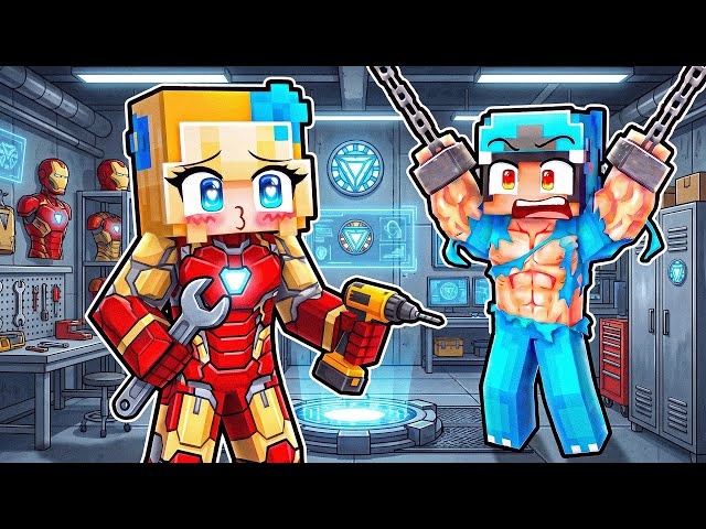 A IRONMAN GIRL KIDNAPPED Me in Minecraft!