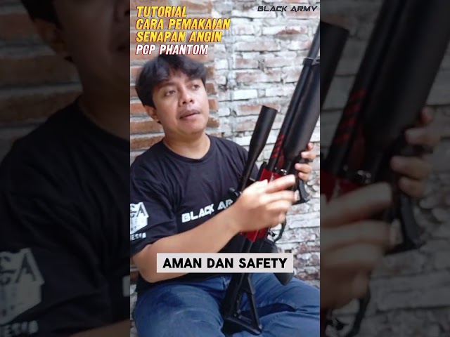 TUTORIAL CARA PEMAKAIAN SENAPAN ANGIN PCP PREDATOR PHANTOM BLACK ARMY