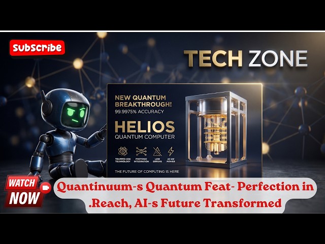 Quantinuum's Quantum Feat: Perfection in Reach, AI's Future Transformed.