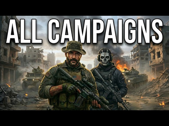 🔴 Non-Stop Modern Warfare Story Marathon 24/7 | All Campaigns from MW1 to MWIII (Reboots + Classics)