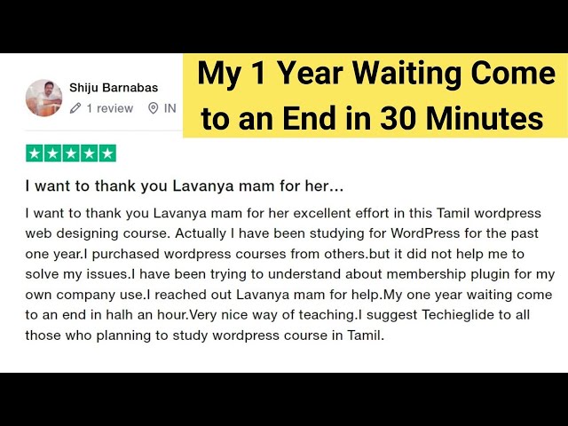 Wordpress Tutorials for Beginners in Tamil