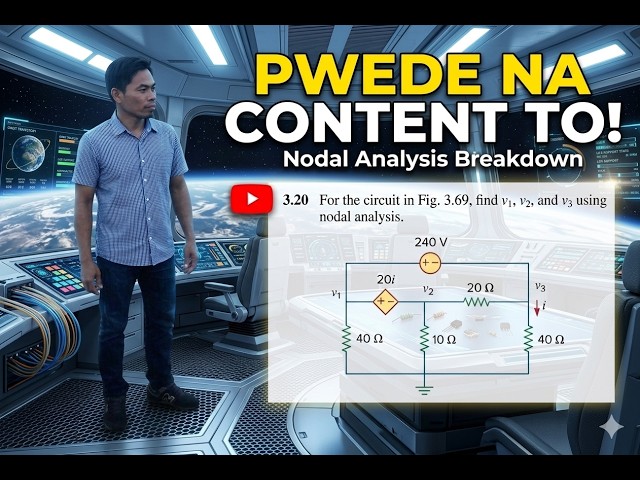 Nodal Analysis with SUPERNODE (Napakasimple)