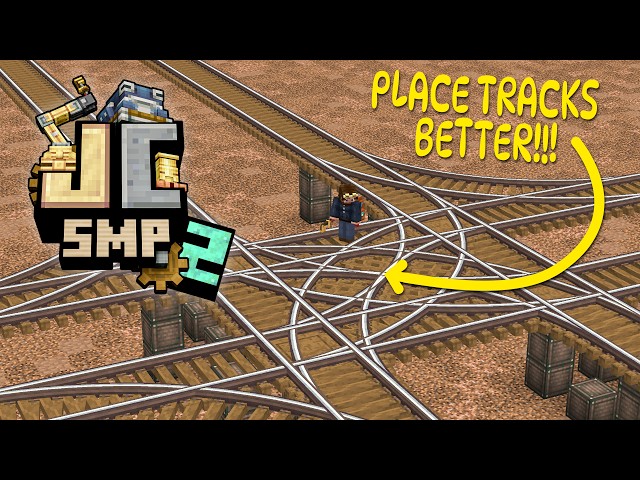 Just Create SMP S2 EP43 How To Make Train Track Networks Look NICE!