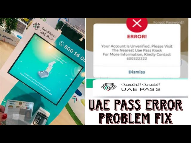Uae pass not working | Uae pass Error problem Fix | Uae pass face recognition not working