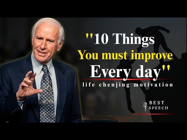 10 THINGS YOU MUST WORK ON EVERY DAY || Best Motivation Speech || Life chenjing Motivation