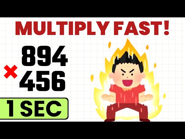 This Trick Will Teach You 3-Digit Multiplication FAST