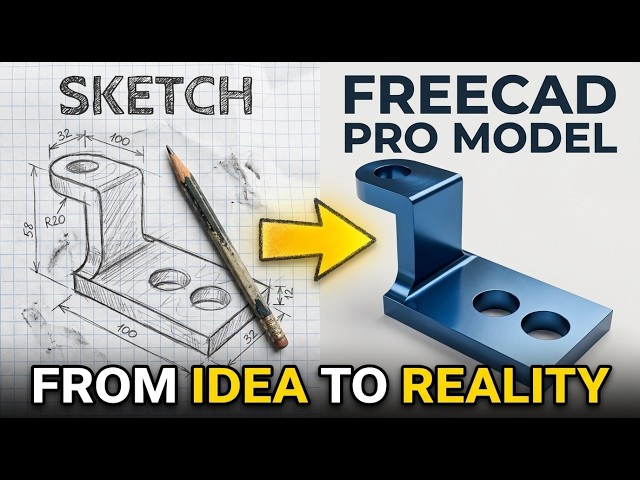 FreeCAD 1.1  Tutorial For Complete Beginner -  (#61)