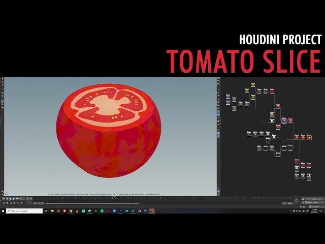 Mini Houdini Project - Tomato Slice