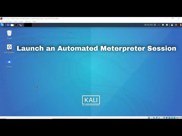 Launch an Automated Meterpreter Session