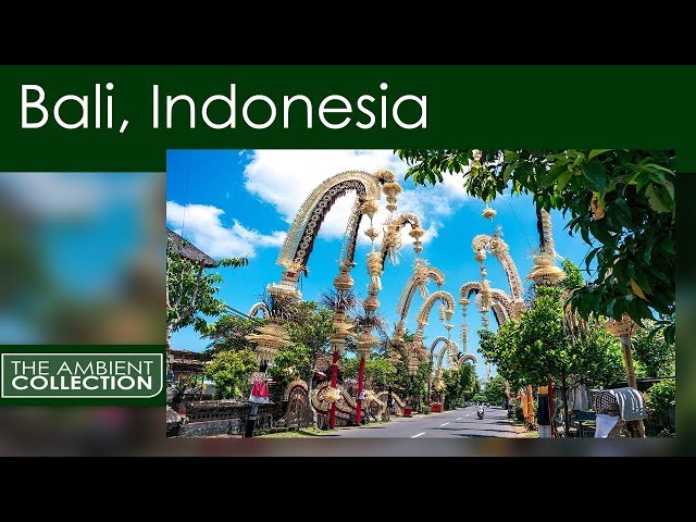Treadmill Walks Virtual Scenery of Bali -Tropical Scenery, for Treadmill and Cycling Workout