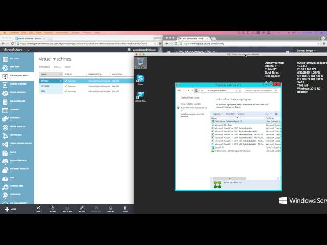 Citrix Workspace Cloud Setup on Microsoft Azure