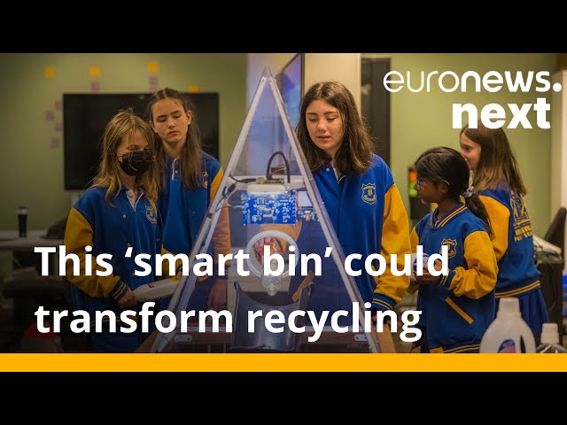 This AI-powered ‘smart bin’ sorts recycling by itself
