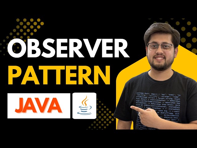 Observer Design Pattern in Java Explained | Complete Hands-On Implementation
