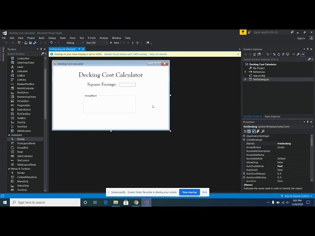 Visual Basic Chapter 5 Guided Program Development